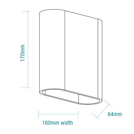 Sorrento 10W LED Tricolour Exterior White
