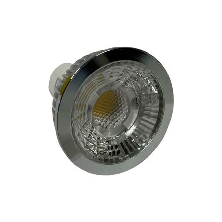 Boss 6w LED Globe GU10 3000k 60 Degree COB Facetted Reflector