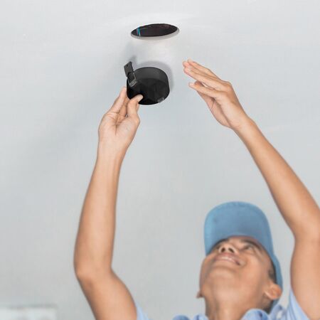 Brilliant Black Nexus Ceiling Mount Bracket