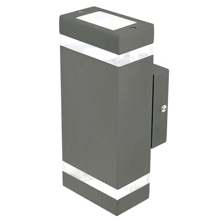 Brilliant Charcoal Entasis Exterior Wall Light Exterior Wall Light