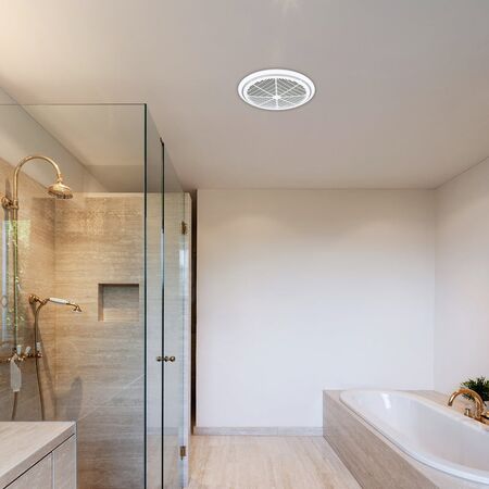 Brilliant White Whisper High-Velocity ø285mm Exhaust Fan