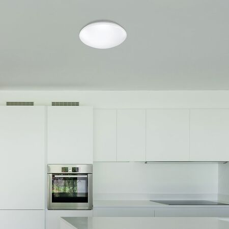 Brilliant White Cordia 12W Flush Ceiling Light Brilliant White Cordia 12W Flush Ceiling Light
