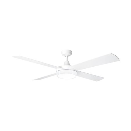Brilliant White Tempest-Supreme 52” AC Ceiling Fan with Light