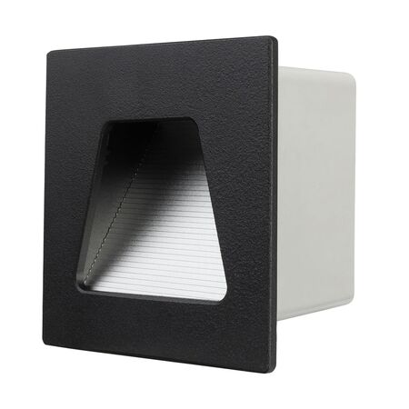 Brilliant Evelyn Black LED Indoor Step Light