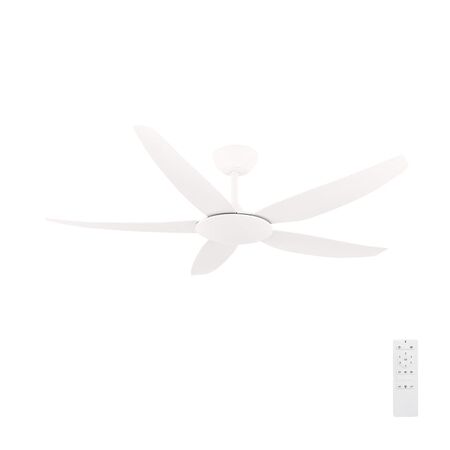 Brilliant White Amari Series II 56'' DC 5-Blades  Ceiling Fan