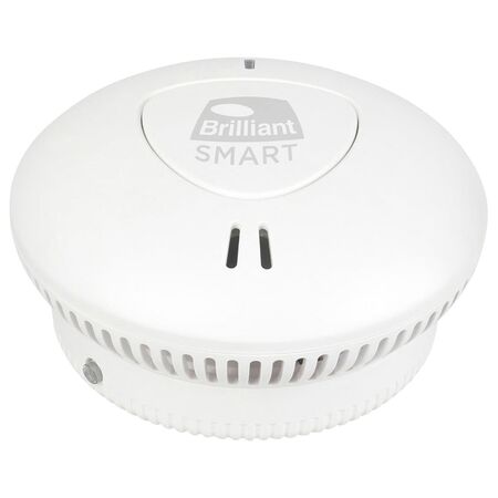 Brilliant White Smart Wi-Fi Interconnected Smoke Alarm