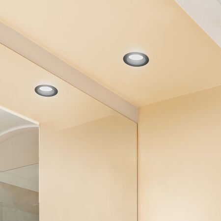 Brilliant Black Archy LED CCT Recessed Face Downlight