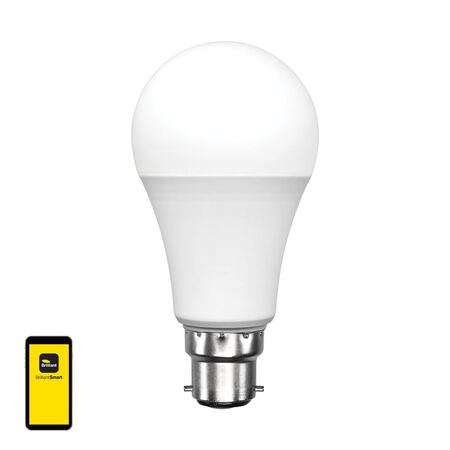 Brilliant Smart Wi-Fi A60 RGB+W LED Biorhythm B22 Globe