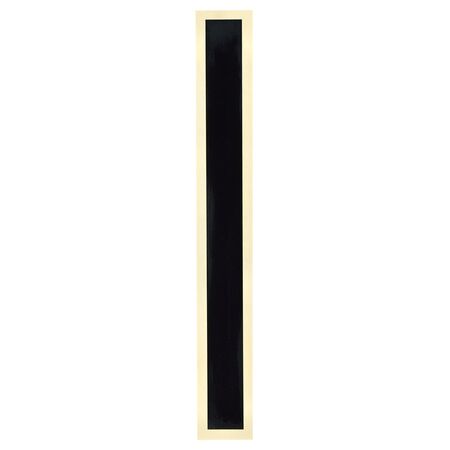 Brilliant Black Hendrick 15W 60cm LED Wall Light
