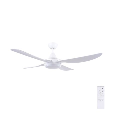 Brilliant White Vector 52'' DC 4-Blade Ceiling Fan with Light