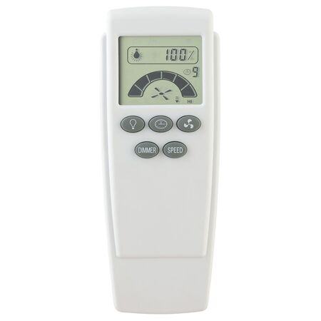 Brilliant Fan Remote with Deluxe Universal AC Remote with LCD screen