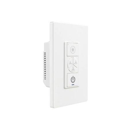 Brilliant Smart White Wi-Fi Ceiling Fan Wall Controller
