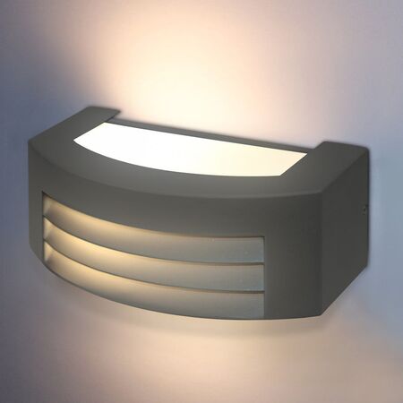 Brilliant Black Berea Exterior Wall Light
