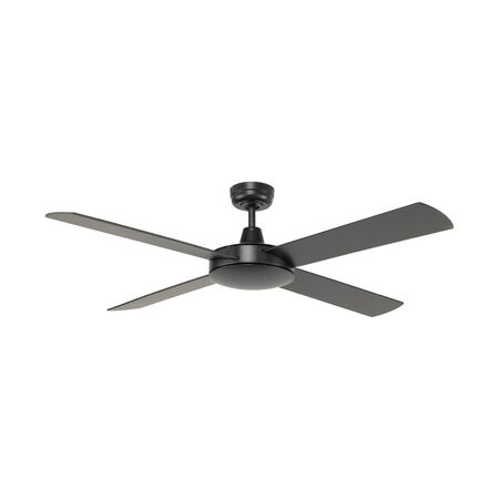 Brilliant Black with Black Blades Tempest 52'' AC Ceiling Fan