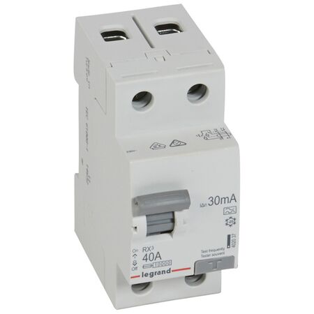 Legrand RX³ Type A 40A 240V 30mA 2 Pole RCCB