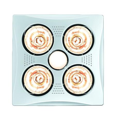 HPM 3-in-1 4-Lamp Instand Heat Bathroom Heater with Light