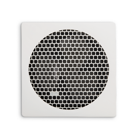 HPM 200mm 35W Square Exhaust Fan White