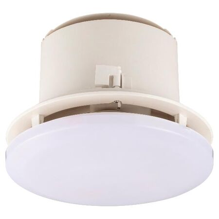 HPM Non-ducted Ceiling Exhaust Fan with Integrated LED Light White