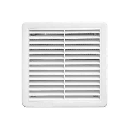 HPM Fixed External Ventilation Grille 100mm White