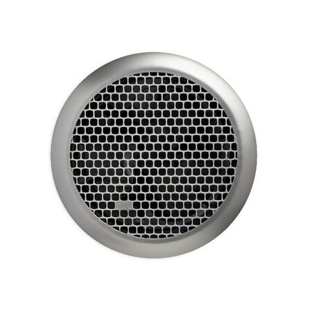 HPM 250mm 38W Round Exhaust Fan Matt Silver