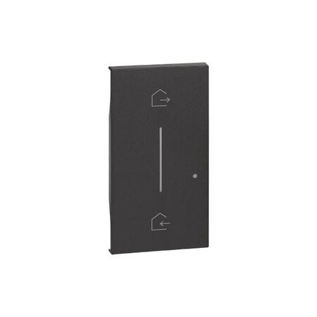 Living Now with Netatmo 2 Module Wireless Master Switch Cover Black