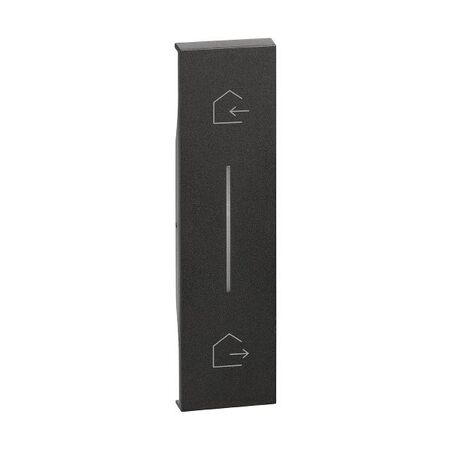 Living Now with Netatmo Clip-In Wireless Master Switch Cover Black