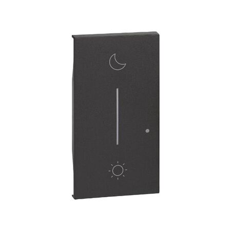 Living Now with Netatmo 2 Module Sleep / Wake-Up Wireless Switch Cover Black