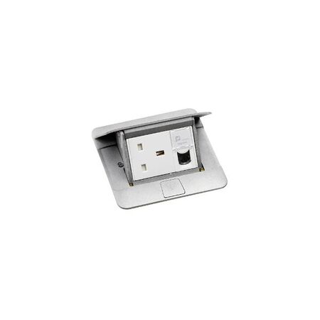 Legrand 3 Module Pop-up Box Aluminium