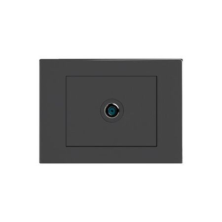 HPM VIVO 1 Gang 3GHz F-type TV Socket Dark Grey