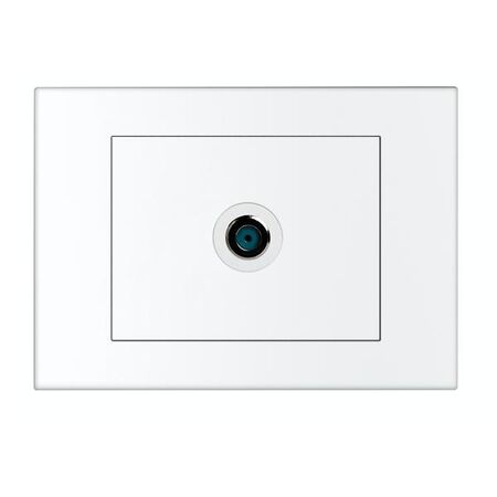 HPM VIVO 1 Gang 3GHz F-type TV Socket White