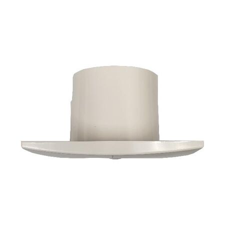 HPM Slimline 100mm Wall Exhaust Fan with Timer White