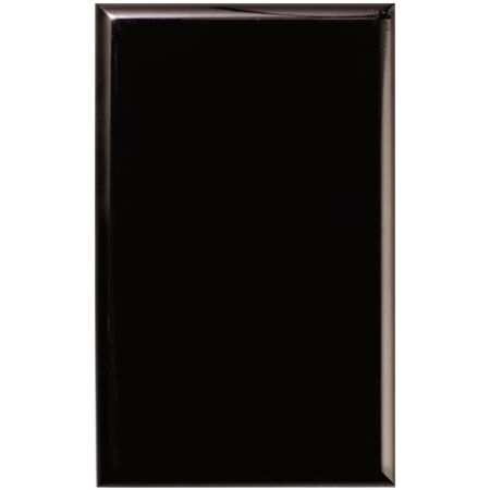 Excel - Switch coverplate blank gloss black