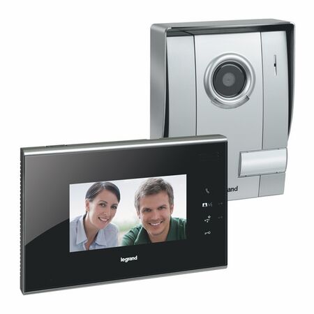 Home automation - Colour video & audio door entry 2 wire Kit 7 handsfree monitor
