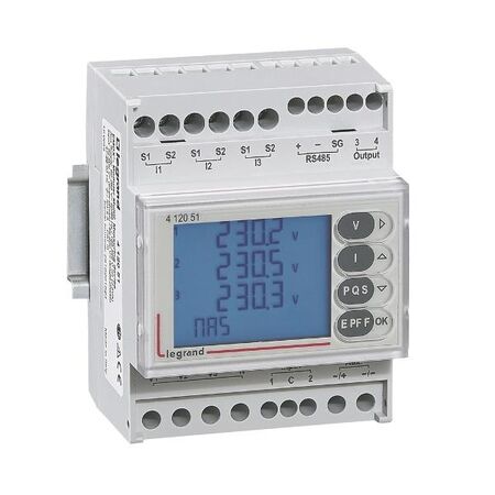 EMDX³ - Multifunction Measuring Pulse Unit Rail Mounting - 4 Modules