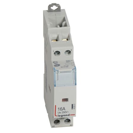 CX3 - modular contactor 1NO+1NC - 250V a.c. 16A 230V a.c. coil low noise without handle 1 module
