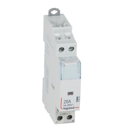 CX3 - modular contactor - 250V a.c. 2P 25A 2NO 230V a.c. coil without handle 1 module