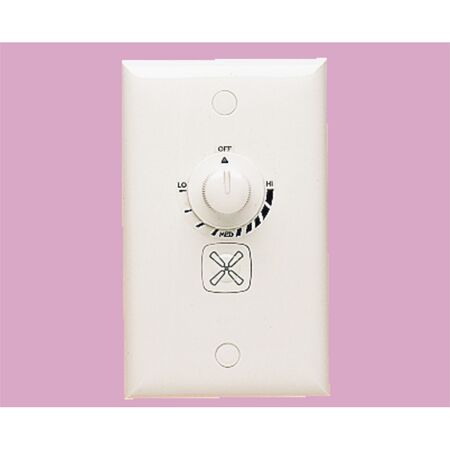 HPM 100VA 3 Speed Vertical Fan Controller White