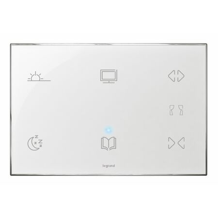 Arteor - Scenario controller BUS/SCS - 6 scenes touch control - 6 scenarios - white