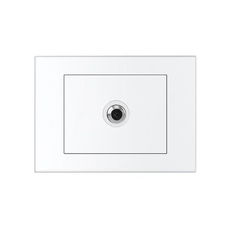HPM VIVO 1 Gang Coaxial TV Outlet White