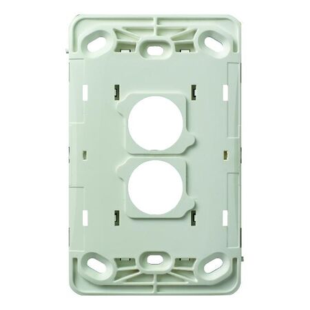 HPM VIVO 2 Gang Switch Grid White