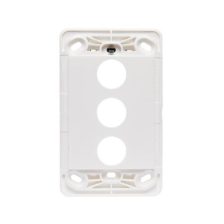 HPM VIVO 3 Gang Switch Grid White