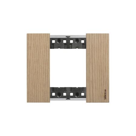 Bticino Living Now 2 Module Coverplate Oak