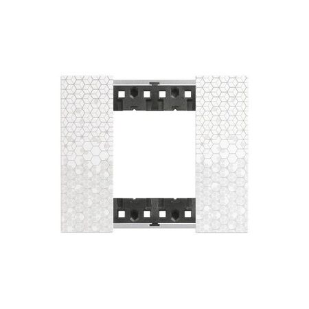 Bticino Living Now 2 Module Coverplate Pixel