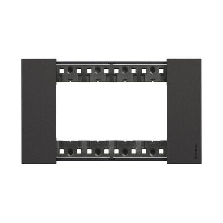 Bticino Living Now 4 Module Coverplate Black