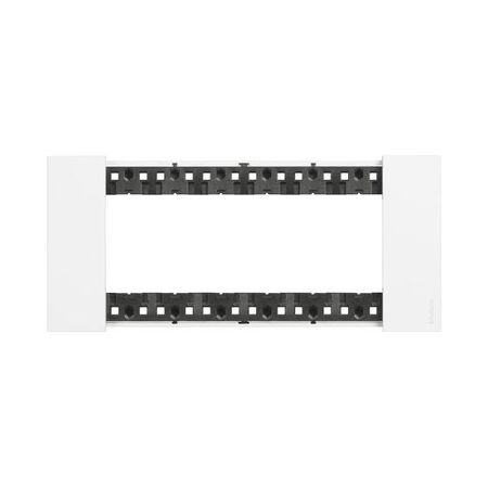 Bticino Living Now 6 Module Coverplate White