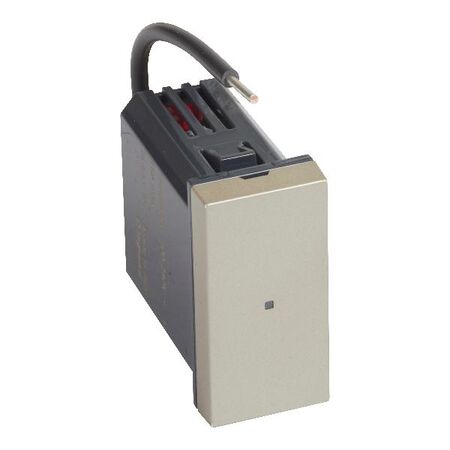 ARTEOR Smart Relay - 16Amp 1 Module ON/OFF with NRJ Monitor for GPOs - Champagne
