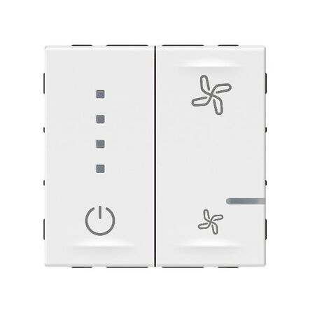Arteor with Netatmo Smart 4 Speed 100VA Fan Controller Mechanism White