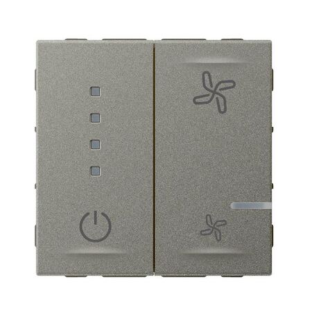 Arteor with Netatmo Smart 4 Speed 100VA Fan Controller Mechanism Magnesium