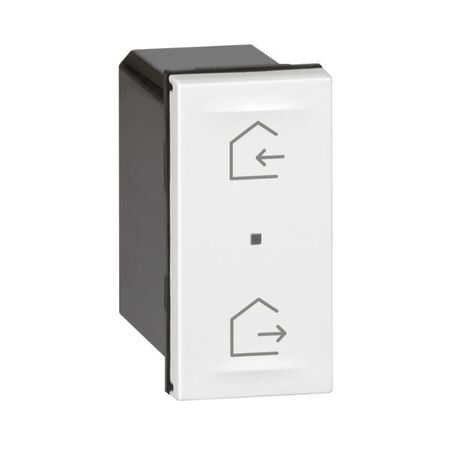 Arteor with Netatmo 1 Module Wireless Home-Away Master Clip-In Grid Switch White