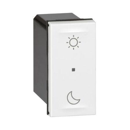 Arteor with Netatmo 1 Module Wireless Night-Day Clip-In Grid Switch White